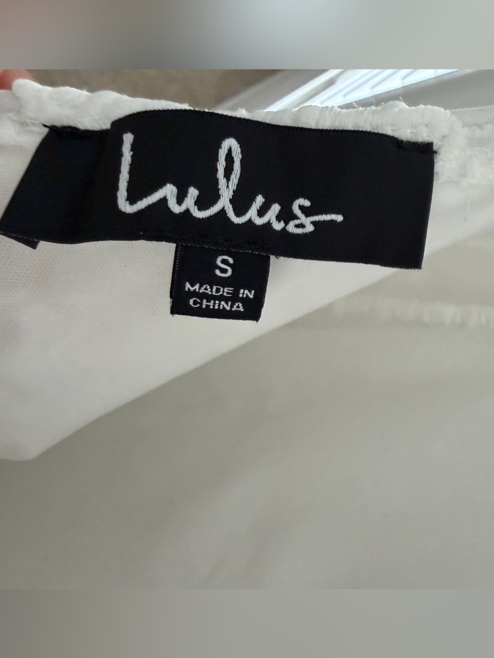 Lulus - Romance Language White Backless Lace Dress - Women’s Small - Picture 7 of 7